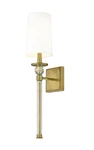 Z-lite 805-1S-WH Mia 25" Tall Wall Sconce Brass. Fixed Price $198.00.