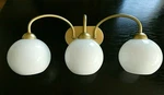 Progress Lighting P300086 Vintage Gold Carisa 3-LIGHT Bath Vanity Wall. Fixed Price $78.87.