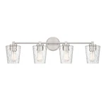 Savoy House 8-5606-4 Ballas Light 32"W Vanity Nickel. Fixed Price $318.00.