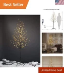 240L Led Star Light Tree - 6FT Festive Decoration For Indoor & Outdoor Bliss. Fixed Price $153.99.