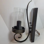 Kichler Diana Olde Bronze Wall Sconce Light Glass Shade 14"X7"X4.75" Indoor. Fixed Price $18.00.
