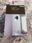 Allen + Roth Elham Vanity Light #0616050 Aged Bronze Finish / Clear Glass Shade. Fixed Price $28.50.