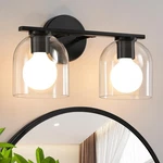 Woshitu Bathroom Vanity Fixtures: 14.2 Inch Modern Black Lightin.... Fixed Price $123.68.