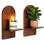 Walasis Mid 13.8 Inches (h) X 7 (w) (l), Walnut Color. Fixed Price $44.99.