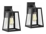 2 Pack Emliviar Outdoor Wall Lighting Fixture , Black Fini. Fixed Price $68.00.