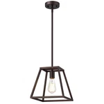 Chloe Lighting Ironclad- Industrial 1 Oil Rubbed Bronze Mini Pendant.... Fixed Price $63.76.