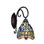 Chloe Lighting Sunniva Dragonfly Tiffany-style Dark Bronze 1 Wall Sconce. Fixed Price $21.44.
