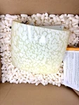 Justice Design Ada Oval Wall Sconce ALR-8855 W/alabaster Resin Shade (open Box). Fixed Price $139.99.