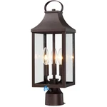 Myhxq 18.62 Dusk Dawn Post Outdoor Large 3-LIGHT Lamp. Fixed Price $100.72.