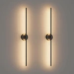 Ralbay Black Wall Sconces Set Of 2,MODERN Led Linear Light Fixture 360. Fixed Price $111.01.