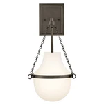 Hinkley Lighting 46890 Collins 19" Tall Wall Sconce - Black. Fixed Price $296.65.