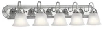 Kichler 5339S Chrome 5-LIGHT 36"W Bathroom Vanity. Fixed Price $119.97.