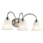 Kichler 45883 Nickel Nicholson 24"W 3-BULB Bathroom Lighting Fixture. Fixed Price $32.03.