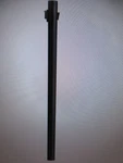 Solus 7 Ft. Black Outdoor Direct Burial Lamp Post With Convenience Outlet 2PK. Fixed Price $209.95.