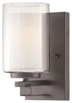Minka Lavery 6101 Parsons Studio 9" Tall Vantage Bathroom Sconce - Smoked Iron. Fixed Price $117.00.