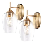 Hamilyeah Gold Sconces Wall Lighting Set Of 2, Bathroom Fixture.... Fixed Price $107.28.