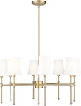 Ml Lighting 16108-VB Adorra 30" Wide 8-LIGHT Chandelier Brass. Fixed Price $449.00.