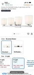 Canarm IVL472A04BN Hartley Light Vanity With Flat Opal Glass, Brushed Nickel. Fixed Price $69.99.