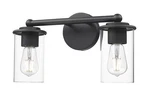 Z-lite 742-2V Thayer Light 16"W Vanity Black. Fixed Price $104.00.