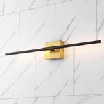 Jonathan Y Makena 28 In. Integrated Led Wall Sconce Oil Rubbed Bronze/brass Gold. Fixed Price $39.88.