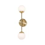 Afx PRLS0418L30D1SB PEARL2LIGHTLEDSCONCE, Gold, Metal, 4INL. Fixed Price $112.00.