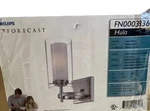 Philips Forecast Hula Wall Sconce FN0003336 Satin Nickel Open Box Missing Parts. Fixed Price $25.89.