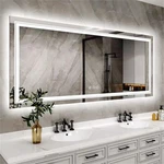 Oversized Led Bathroom Wall Mirror Dimmable Bedroom Barber Shop Hd Vanity. Fixed Price $119.93.