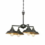 Modern Farmhouse Chandelier Light Bronze Pendant Lamp Rustic Ceiling Fixture. Fixed Price $179.99.