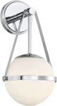 Savoy House 9-1911-1-11 Polson 1-LIGHT Wall Sconce In Polished Chrome. Fixed Price $278.00.