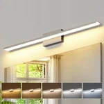 Jusheng Brushed Nickel Vanity Lights 5CCT Dimmable Bar Led. Fixed Price $142.63.
