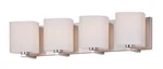 Maxim Wrap 4-LIGHT Bathroom Vanity Satin Nickel. Fixed Price $198.00.