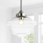 Jonathan 9.5" Contemporary Adjustable Drop Metal/glass Pendant, Chrome. Fixed Price $149.99.