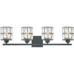 Gibson - 4 Extra Large Bath Vanity Quoizel Lighting GIB8630MBK. Fixed Price $349.99.