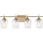 Savoy House Lighting 8-4030-4-322 Octave Bathroom Vanity Warm Brass. Fixed Price $220.80.