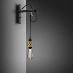 Buster + Punch Wall Sconce Hooked Cross Nude Graphite Smoked Bronze New. Fixed Price $664.99.