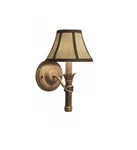 New Kichler Jakarta Island Lighting Wall Sconce Wicker Shade Model 37050. Fixed Price $89.00.