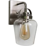 Craftmade Trystan Light Wall Sconce, Brushed Polished Nickel/clear 53501-BNK. Fixed Price $54.99.