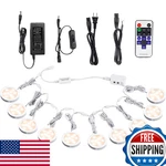 Aiboo Linkable Under Cabinet Led Lighting 12V Dimmable Puck Lights Wireless Rf. Fixed Price $98.83.