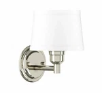 Park Harbor Worthington Polished Nickel 10" Tall Single-light Bathroom Fixture. Fixed Price $41.97.
