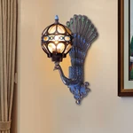 Vintage Wall Mount Lamp Sconce Light Indoor & Outdoor Exterior Fixture 110V. Fixed Price $91.53.