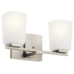 Kichler Roehm 14" Two Lights Pewter, Nickel, Silver 2-LIGHT. Fixed Price $135.99.