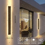 Modern Led Wall Sconce Waterproof Indoor Lamp Exterior Long Strip. Fixed Price $41.80.