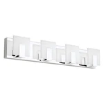 Aipsun 4 Lights Modern Led Vanity For Bathroom Frosted White Acrylic Chrom. Fixed Price $118.30.