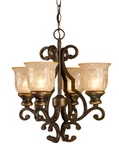 Crystorama 7404-BU Norwalk 4-LIGHT Mini Chandelier Bronze Umber. Fixed Price $494.00.