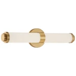 Aqua 4.5 In. Brushed Gold Vanity Light Bar With Opal Glass Shade By Access. Fixed Price $139.52.