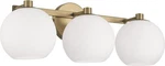 Homeplace 152131AD-548 Ansley Vanity, 3-LIGHT 300 Total Watts, Aged Brass. Fixed Price $89.00.