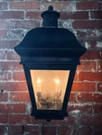 Genie House Rosalyn Bracket Lantern 89701 Dark Copper Seedy Glass 10.5"X23.5"USA. Fixed Price $850.00.
