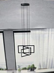 Feit 3-RECTANGLE Led Hanging Pendant Light Black 2800 Lumens New. Fixed Price $39.99.