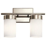 Kichler Ciona 2 Light Bath, Polished Nickel - 55111PN. Fixed Price $299.99.