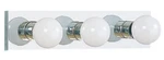 (1) Sea Gull 4737 05 Center Stage 3-LIGHT Chrome Wall Light- Bulbs Not Included. Fixed Price $26.20.